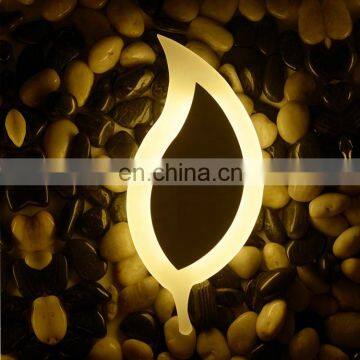 Wholesale Indoor Decoration Leaf Shape LED Modern Wall Lamp for Living Room photo-6