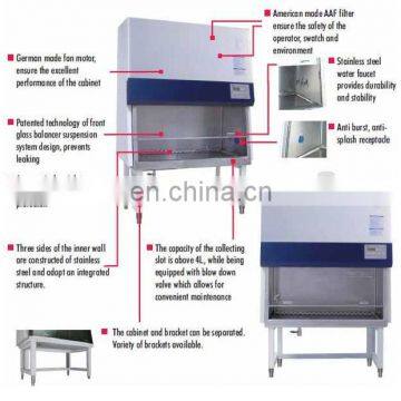 Laboratory equipment manufacturers china For stainless steel medical cabinet biosafety cabinet