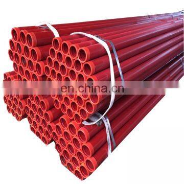 schedule 40 red fire fighting welded carbon steel pipe