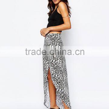 Soft Wrap Midi Skirt With Splice. Custom Skirt, Women Clothes Guangzhou OEM,china Factory photo-5