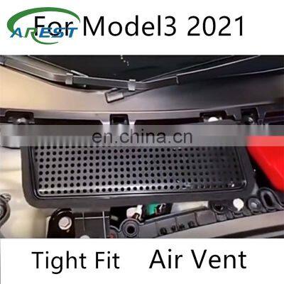 For 2021 Model3 Tesla Air Protection Flow Vent Cover Trim Auto Air Conditioner Port Insect Net tesla Model3 Accessories