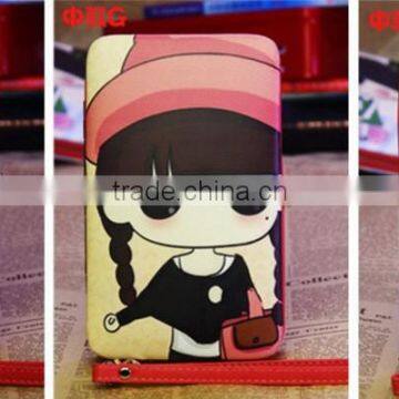 Graffiti PU Leather Handbag Wallet Purse Cartera Carteira Para Dama Mujer de Ultimos Modelos photo-2