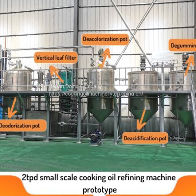 Edible oil refining machine