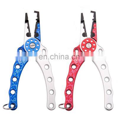 Metal Red Blue Split Ring Hook Removers Fishing Tool Fishing Pliers