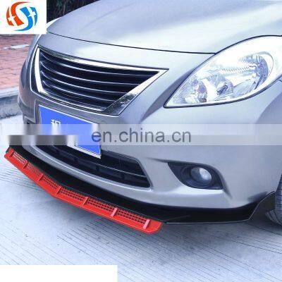 Honghang Factory Supply New Style Front Lips, Gloss Black+Red Universal Front Bumper Lips For All Coupes And Sedans photo-4