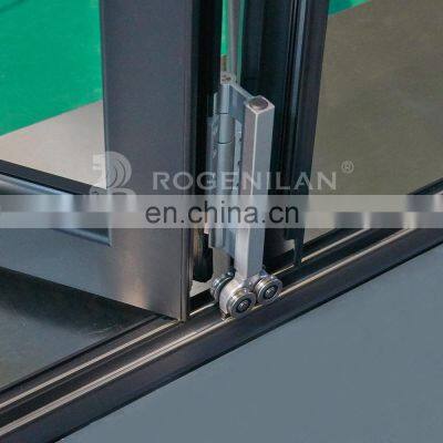 Aluminum Bi Folding Door Folding Patio Doors Folding Exterior French Doors