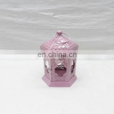 coloured fancy metal lantern