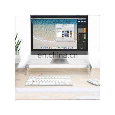 Acrylic Monitor Stand Monitor Riser for Home Office PC Desk Stand for Keyboard Storage