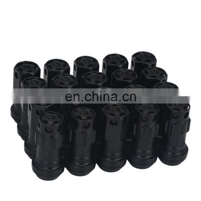 Black 20 pcs/set Multi-Color Racing Steel Wheel Lug Nut