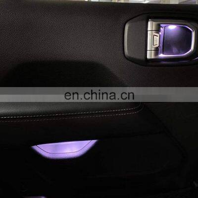 LED Atmosphere Lights Air Vents for JEEP Wrangler JL 2018+ Air Conditioning Outlet Atmosphere Light photo-4