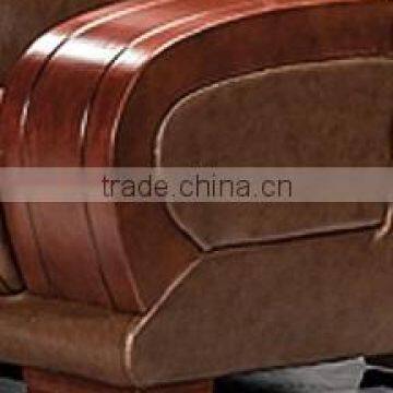 Oupusen Wooden 1 1 3 Office PU Sofa Set photo-5