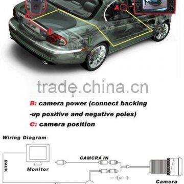 Small Rear View Camera Night Vision Waterproof Small Car Reverse Parking Camera Shockproof Anti Fog Electronic Scale photo-6