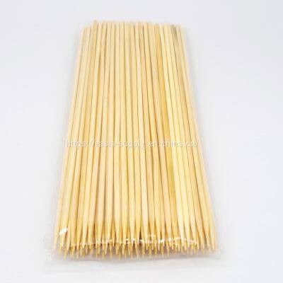 Good quality food truck menu Eco-Friendly Barbecue round bamboo skewer