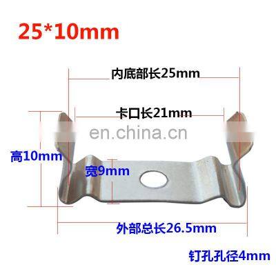 OEM Stainless Steel Lighting Tube Fixture Lamp Spring Clamps
