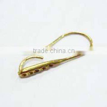 brass ear posts jewelry accessory finding earring