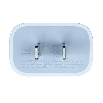 20W PD US USB Charge Ports Type-C Connector Adapter Fast Charging Adapter For IPAD&IPHONE Charger Flex Cell Phone Spare Parts photo-4