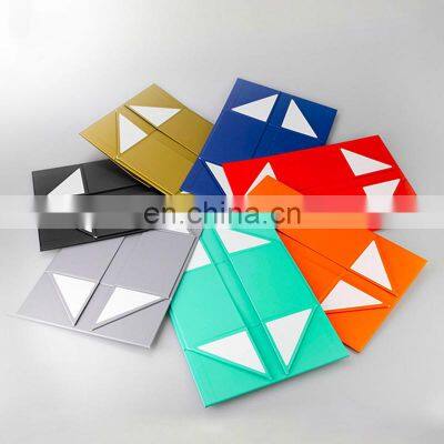 Hot Fancy Magnet Boxes Cartons Color Flat Deluxe Magnetic Foldable Cardboard Handbag Paper Gift Packaging Box photo-3