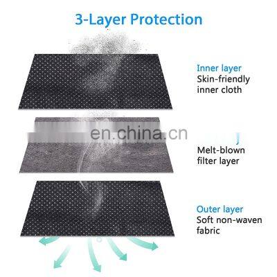 Custom 3ply Breathable Non-Woven Elastic Earloops Disposable Face Mask