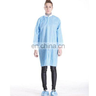 Disposable lab coat, non woven lab gown for protective