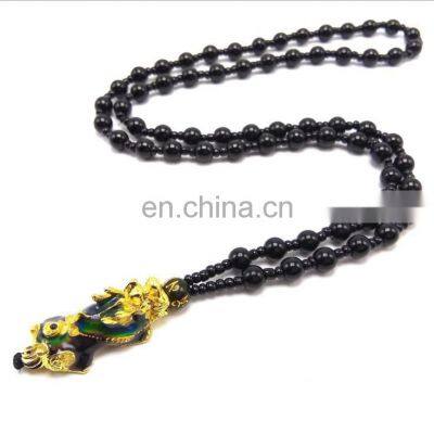 Ready To Ship Dragon Good Luck Color-Changing Pixiu Necklace