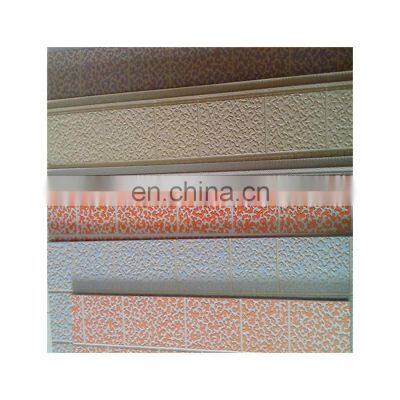 Colored Sandwich Panels Galvanized Steel Decorative pu Wall Panel