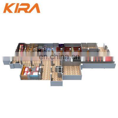 KIRA Amusement Park Cheap Indoor Trampolines Park Factory Price Commercial Trampoline Theme Park