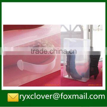 Clear PVC/PP Plastic Shoe Packaging Box With Handle photo-3