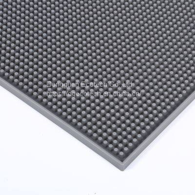 Solid no Logo PVC Rubber Beer Bar Mat Eco Water Proof PVC Drinking Bar Rail Mat Silicone Bar Mat Spill Bar Mat photo-5
