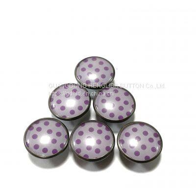 HLD Button Factory Wholesale 15mm plating spring snap button for garment