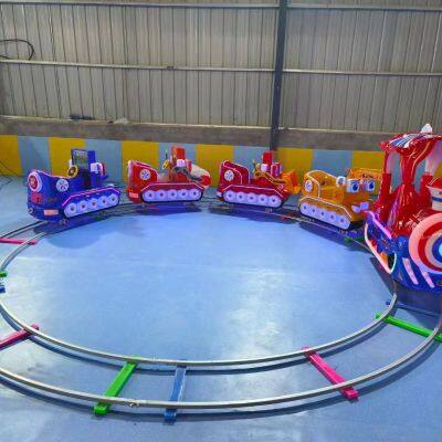 Amusement Theme Park Indoor Outdoor Small Mini Diameter Engineering Car Track Train photo-3