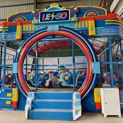 Kindergarten Supplies Plastic Ball Making Machine Spray Ball Car Rides photo-3