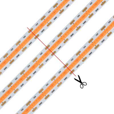 FCOB 420 Luces LED Para Pared Pasillos Pilas Por Mayor Rides Strip Studio 24V 5 Metros Con Tape LED COB Strip photo-3