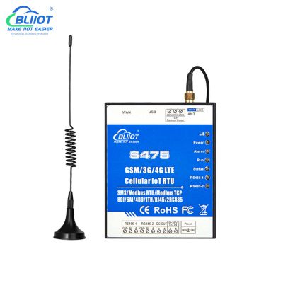 IP30 Rated High-Stability GSM/3G/4G IoT RTU S475 with Timer Program Function