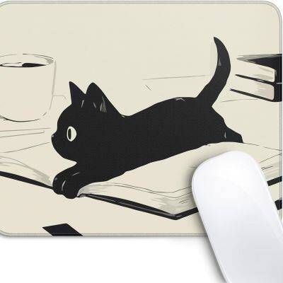 Cute Black Cat Mouse Pad,Kawaii Anime Cat Mouse Pads for Wireless Mouse Desk Accessories,10