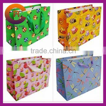 Factory made wholesales cheap custom paper birthday gift bags