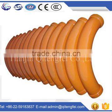 concrete pipe bend of zoomlion concrete pump spare parts