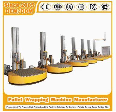 Customized Automatic Shrink Packing Film Pallet Stretch/Strapping machine