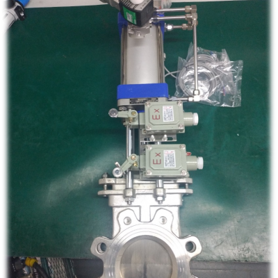 Multi-Actuator Knife Gate Valve (Manual, Pneumatic, Electric) - Versatile for Process Automation in Waste and Water Treatment photo-2