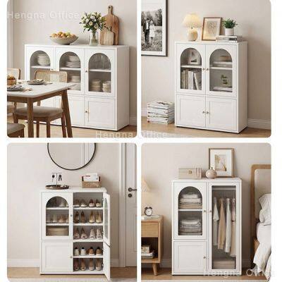 Decorative Hotel Lounge Sideboard, Customizable Partitions, H1017mm, 3C Certified Safe Glass for High End Hotels, KD Structure for Cost Saving photo-5