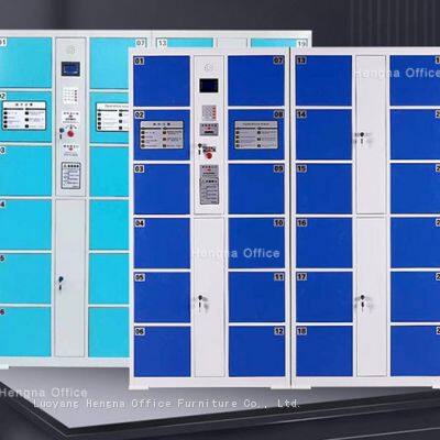 HN-3FM Smart Locker for Hamilton Manufacturing Plant, Fingerprint Identification System with Anti-Rust Coating , OEM/ODM Supported