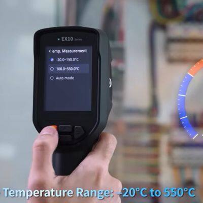 EX10 Termovisor Compacto para Diagnóstico de Edifícios e Auditorias Energéticas