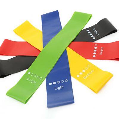 Thin Band Loop Strength Training Resistance Exercises TPE photo-5