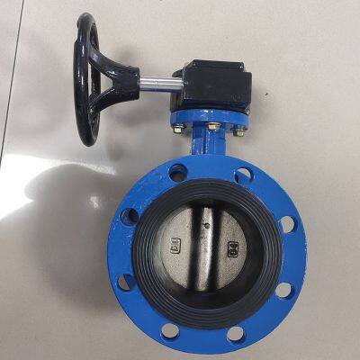 Factory BS D341X DN50-DN800 Ductile Iron Cast Steel WCB GGG50 Hard Seal Double Eccentric Flange Butterfly Valve photo-5