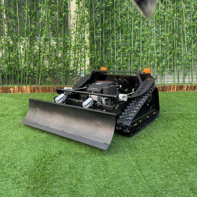 Gasoline Engine Adjustable Cutting Height 10-150Mm Travel Speed 0~6Km/H Mower Remote Control