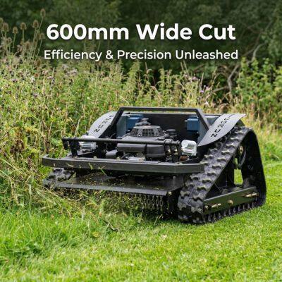 Factory Direct Sales 224cc 0-4km/h Walking Speed 45 Degrees Brushless Motor Remote Mowing Tank by Vigorun Tech