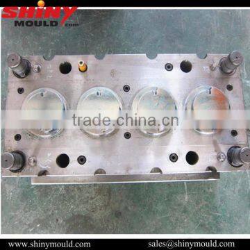 4 cavities Jar Cap Mould with handle / Plastic Cap Mould / Closure Mould