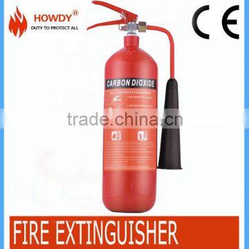 ISO Certificate 3kg CO2 fire system valve carbon dioxide fire extinguisher