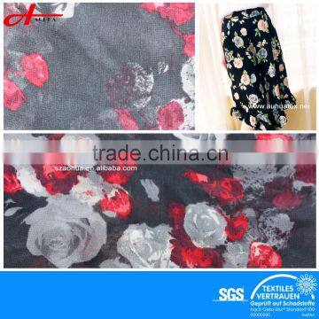 Alibaba china supplier printed fabric ity chiffon