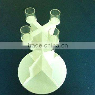 fantastic decent white acrylic candlestick