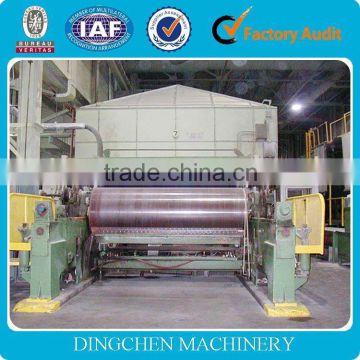 Made in China 3200mm waste paper recycle to make kraft paper production machinery